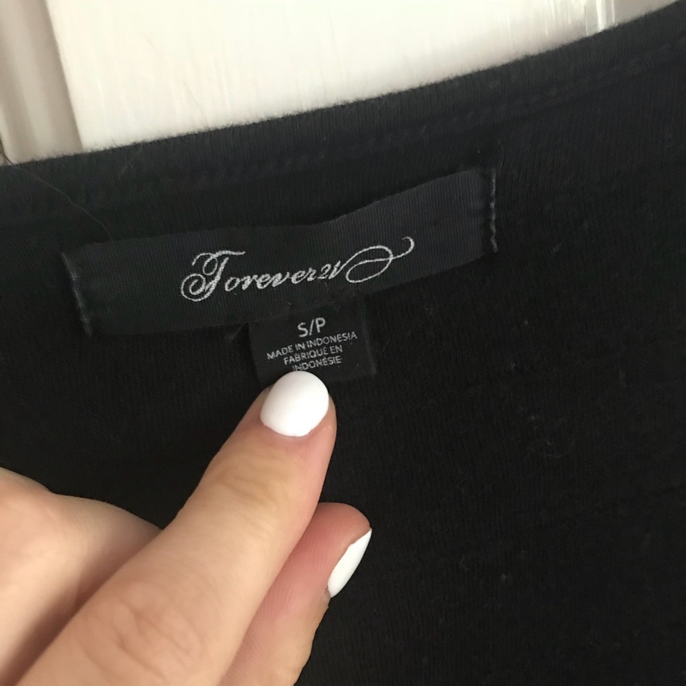 Forever 21 Cutout Dress Mini Black Sexy - Picture 3 of 3